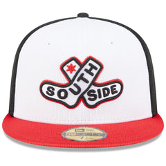 White/Red Chicago White Sox New Era 2025 City Connect Batting Practice 59FIFTY Fitted Hat