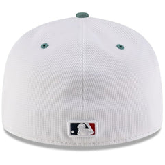White/Green Boston Red Sox New Era 2025 City Connect Batting Practice 59FIFTY Fitted Hat