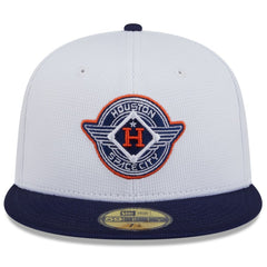 White/Navy Houston Astros New Era 2025 City Connect Batting Practice 59FIFTY Fitted Hat