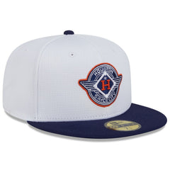 White/Navy Houston Astros New Era 2025 City Connect Batting Practice 59FIFTY Fitted Hat