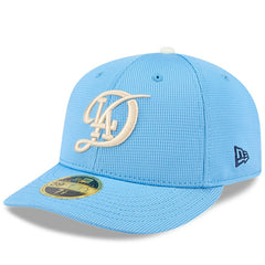 Light Blue Los Angeles Dodgers New Era City Connect Batting Practice Low Profile 59FIFTY Fitted Hat