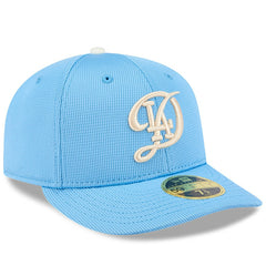 Light Blue Los Angeles Dodgers New Era City Connect Batting Practice Low Profile 59FIFTY Fitted Hat