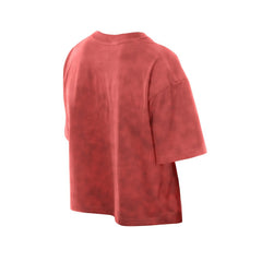 Women's Cropped Boxy Sport Classics Mineral Wash T-Shirt - Kansas City Chiefs T-shirts
