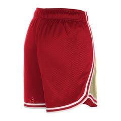 Women's Throwback Sport Classics Mesh Shorts - San Francisco 49ers Shorts