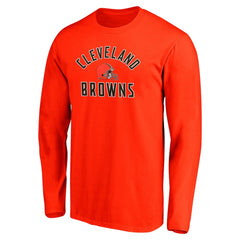 Team Arc Knockout Long Sleeve T-Shirt - Cleveland Browns T-shirts
