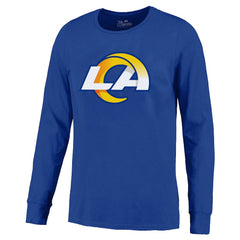 Puka Nacua Majestic Threads Name & Number Non-Distressed Long Sleeve T-Shirt - Los Angeles Rams T-shirts