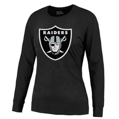 Maxx Crosby Majestic Threads Women's Player Name & Number Long Sleeve T-Shirt - Las Vegas Raiders T-shirts