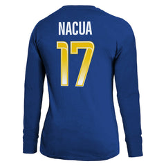 Puka Nacua Majestic Threads Women's Player Name & Number Long Sleeve T-Shirt - Los Angeles Rams T-shirts