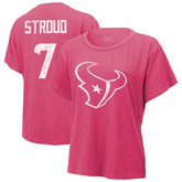 C.J. Stroud Majestic Threads Women's Name & Number T-Shirt - Houston Texans T-shirts