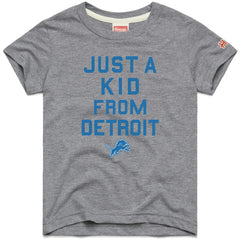 Homage Youth Just a Kid Tri-Blend T-Shirt - Detroit Lions T-shirts