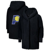 The Best Lounger in the World By Jill Martin Indiana Pacers Unisex Black Oversized Open-Front Hoodie Sweater discount