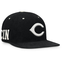 Black Cincinnati Reds Nike Pro Corduroy Structured Snapback Hat