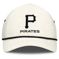 Stone Pittsburgh Pirates Nike Club Adjustable Hat