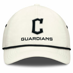 Stone Cleveland Guardians Nike Club Adjustable Hat