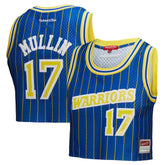 Mitchell & Ness Chris Mullin Golden State Warriors x DANNIJO Women's Fashion Cropped Basketball Jersey sale