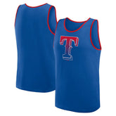 Royal Texas Rangers Logo Athletic Unmatched Success Tank Top