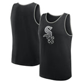 Black Chicago White Sox Logo Athletic Unmatched Success Tank Top