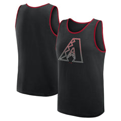 Black Arizona Diamondbacks Logo Athletic Unmatched Success Tank Top