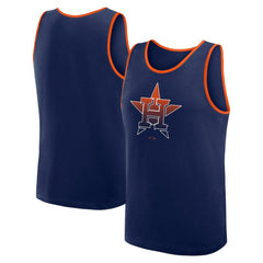 Navy Houston Astros Logo Athletic Unmatched Success Tank Top