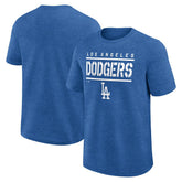 Heather Royal Los Angeles Dodgers Logo Athletic Top Notch T-Shirt