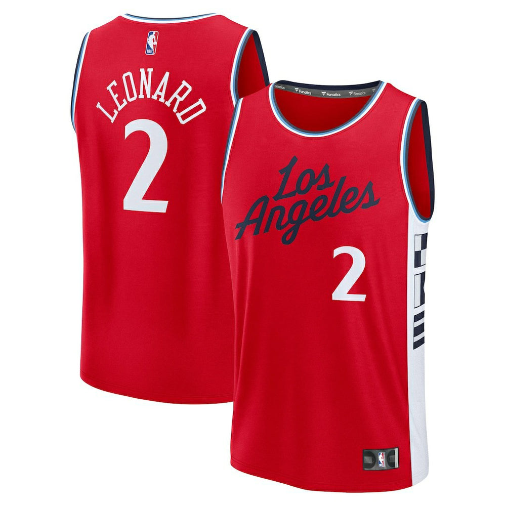 Fanatics Kawhi Leonard LA Clippers Fast Break Replica Player Jersey