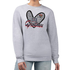 NHL Florida Panthers G-III 4Her by Carl Banks Women's Animal Print Heart Fleece Pullover Sweatshirt