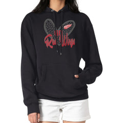 NHL Detroit Red Wings G-III 4Her by Carl Banks Women's Animal Print Heart Fleece Pullover Hoodie