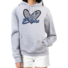 NHL St. Louis Blues G-III 4Her by Carl Banks Women's Animal Print Heart Fleece Pullover Hoodie