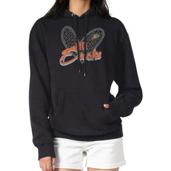 NHL Anaheim Ducks G-III 4Her by Carl Banks Women's Animal Print Heart Fleece Pullover Hoodie