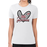 NHL Carolina Hurricanes G-III 4Her by Carl Banks Women's Super-Slim Fit Lightweight Animal Print Heart T-Shirt