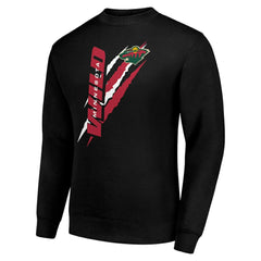 NHL Minnesota Wild Starter Color Scratch Pullover Sweatshirt