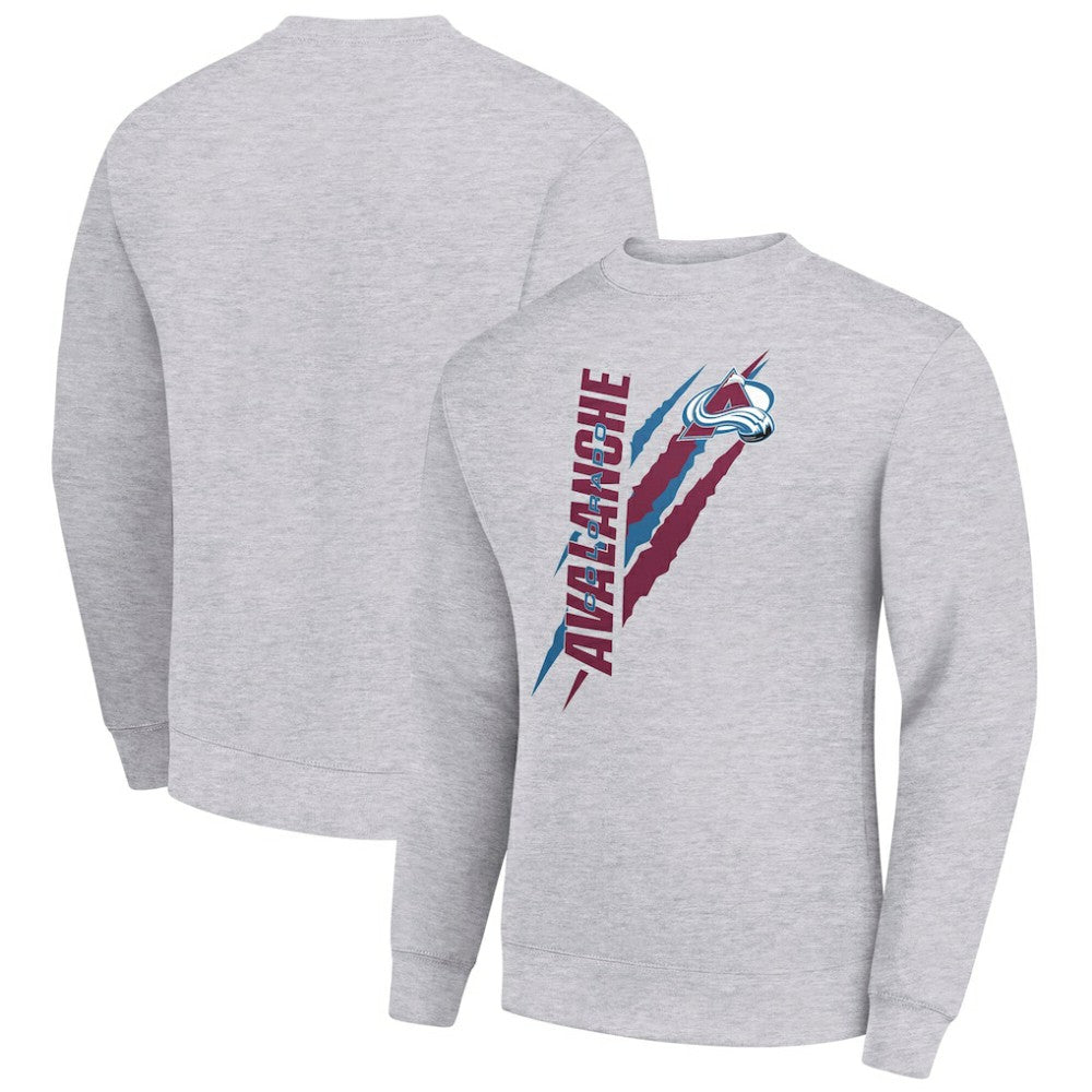 NHL Colorado Avalanche Starter Color Scratch Pullover Sweatshirt