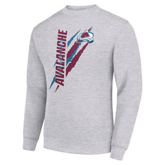 NHL Colorado Avalanche Starter Color Scratch Pullover Sweatshirt
