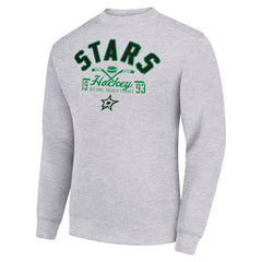 NHL Dallas Stars Starter Stick And Puck Logo Fleece Pullover Sweatshirt