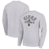 NHL Los Angeles Kings Starter Stick And Puck Logo Fleece Pullover Sweatshirt