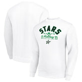 NHL Dallas Stars Starter Stick And Puck Logo Fleece Pullover Sweatshirt