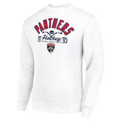 NHL Florida Panthers Starter Stick And Puck Logo Fleece Pullover Sweatshirt