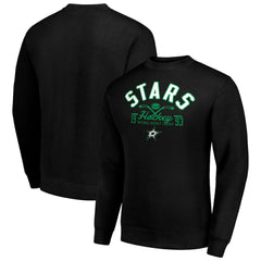 NHL Dallas Stars Starter Stick And Puck Logo Fleece Pullover Sweatshirt