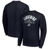 NHL Tampa Bay Lightning Starter Stick And Puck Logo Fleece Pullover Sweatshirt