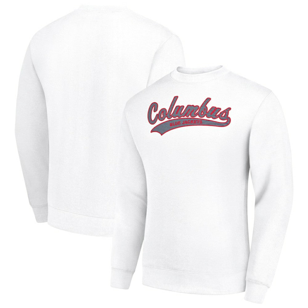 NHL Columbus Blue Jackets Starter Tailsweep City Pullover Sweatshirt