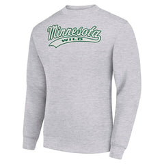 NHL Minnesota Wild Starter Tailsweep City Pullover Sweatshirt