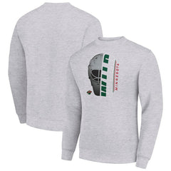 NHL Minnesota Wild Starter Half Helmet Team Logo Pullover Sweatshirt