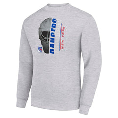 NHL New York Rangers Starter Half Helmet Team Logo Pullover Sweatshirt