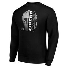 NHL Philadelphia Flyers Starter Half Helmet Team Logo Pullover Sweatshirt