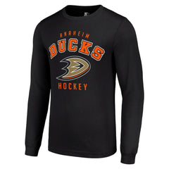NHL Anaheim Ducks Starter Logo Long Sleeve T-Shirt