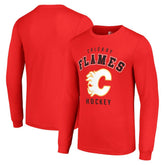 NHL Calgary Flames Starter Logo Long Sleeve T-Shirt