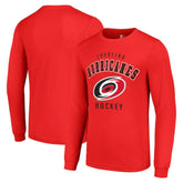 NHL Carolina Hurricanes Starter Logo Long Sleeve T-Shirt