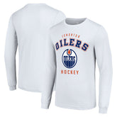 NHL Edmonton Oilers Starter Logo Long Sleeve T-Shirt