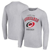 NHL Carolina Hurricanes Starter Logo Long Sleeve T-Shirt