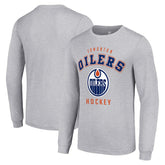 NHL Edmonton Oilers Starter Logo Long Sleeve T-Shirt
